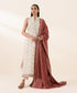 Women's Unstitched Light Khaddar Multi Embroidered 2 Piece Suit